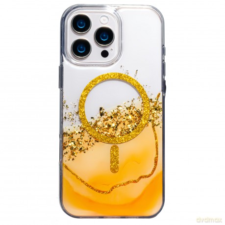 Nakładka Epoxy Mag do iPhone 15 6,1" pomarańczowa