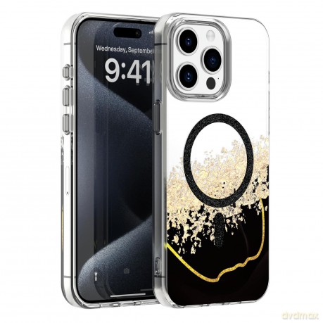 Nakładka Epoxy Mag do iPhone 15 Pro 6,1" czarna