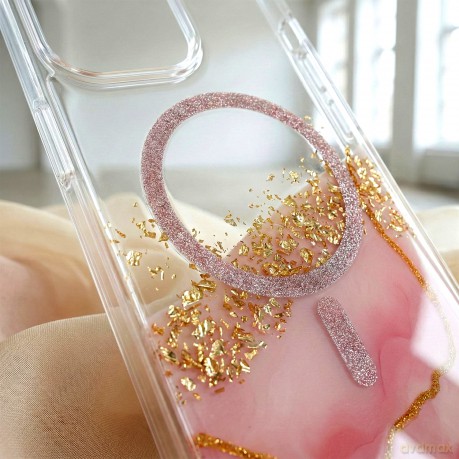 Nakładka Epoxy Mag do iPhone 17 Pro 6,3'' różowa