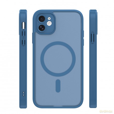 Nakładka Mag Matt do iPhone 11 ciemnoniebieska camera protection