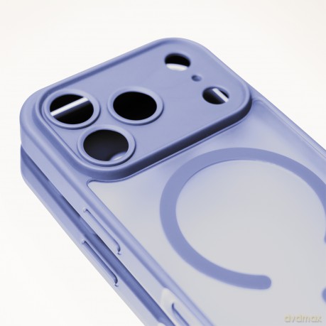 Nakładka Mag Matt do iPhone 12 6,1" jasnoniebieska camera protection