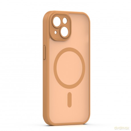 Nakładka Mag Matt do iPhone 13 6,1" brązowa camera protection