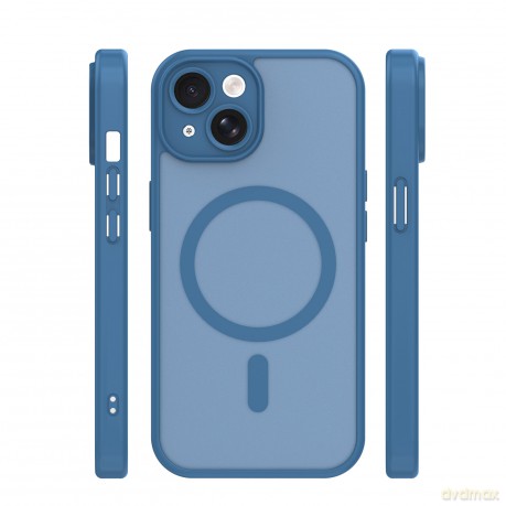 Nakładka Mag Matt do iPhone 13 6,1" ciemnoniebieska camera protection