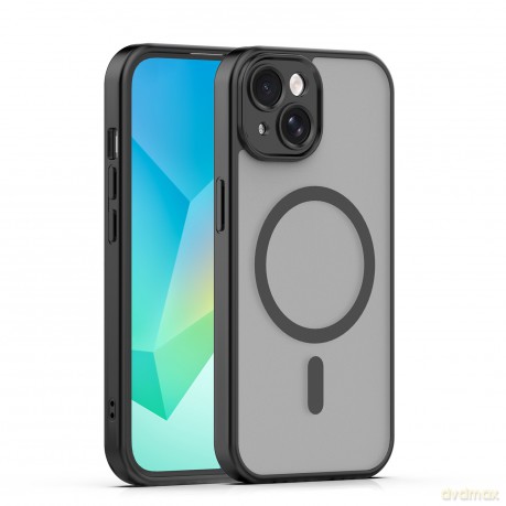 Nakładka Mag Matt do iPhone 13 6,1" czarna camera protection