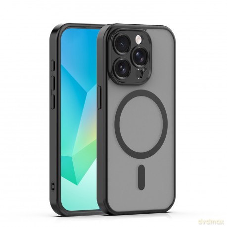 Nakładka Mag Matt do iPhone 14 Pro 6,1" czarna camera protection
