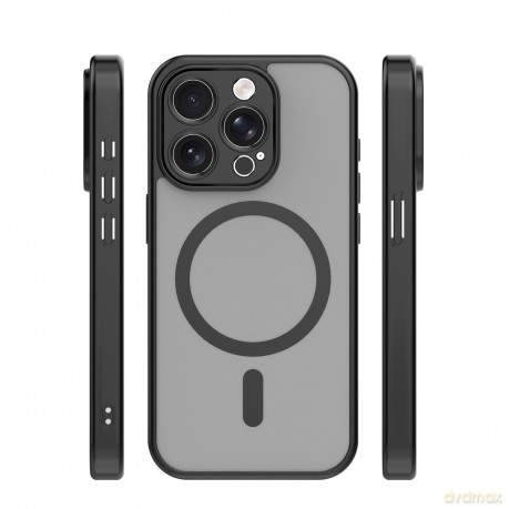 Nakładka Mag Matt do iPhone 14 Pro 6,1" czarna camera protection