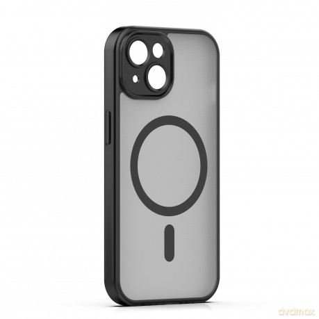 Nakładka Mag Matt do iPhone 15 6,1" czarna camera protection