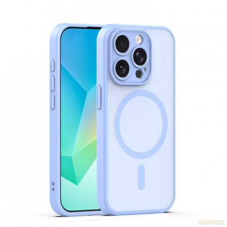 Nakładka Mag Matt do iPhone 15 Pro 6,1" jasnoniebieska