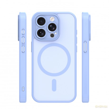Nakładka Mag Matt do iPhone 15 Pro 6,1" jasnoniebieska
