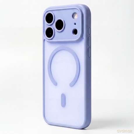 Nakładka Mag Matt do iPhone 15 Pro 6,1" jasnoniebieska