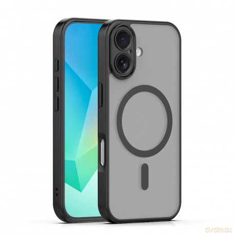 Nakładka Mag Matt do iPhone 16 6,1" czarna camera protection