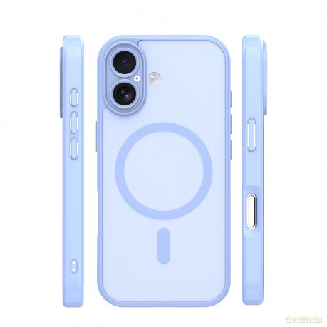 Nakładka Mag Matt do iPhone 16 6,1" jasnoniebieska camera protection