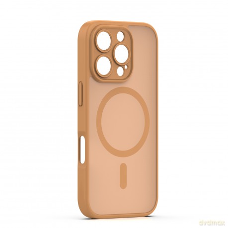 Nakładka Mag Matt do iPhone 16 Pro Max 6,9" brązowa camera protection
