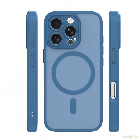 Nakładka Mag Matt do iPhone 16 Pro Max 6,9" ciemnoniebieska camera protection