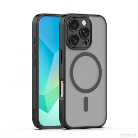 Nakładka Mag Matt do iPhone 16 Pro Max 6,9" czarna camera protection