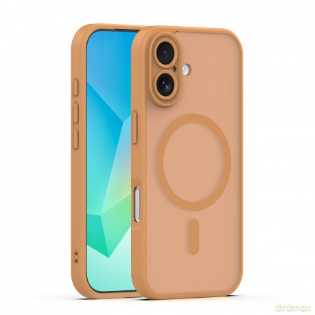 Nakładka Mag Matt do iPhone 17 6,3'' brązowa camera protection