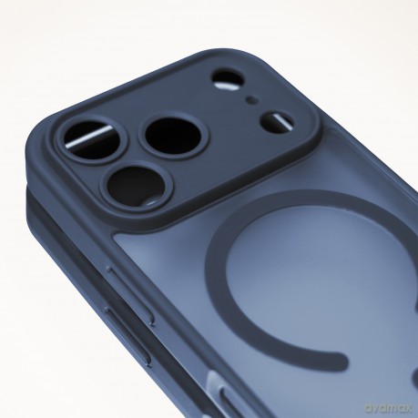 Nakładka Mag Matt do iPhone 17 Pro 6,3'' ciemnoniebieska camera protection