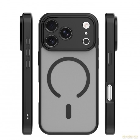 Nakładka Mag Matt do iPhone 17 Pro Max 6,9'' czarna camera protection