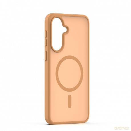 Nakładka Mag Matt do Samsung Galaxy A37 5G brązowa big hole