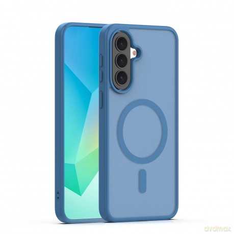 Nakładka Mag Matt do Samsung Galaxy A37 5G ciemnoniebieska big hole