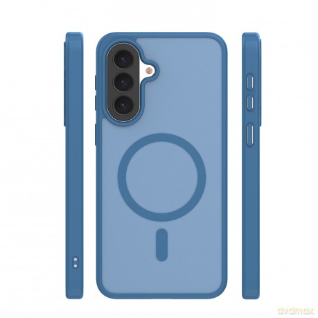 Nakładka Mag Matt do Samsung Galaxy A37 5G ciemnoniebieska big hole