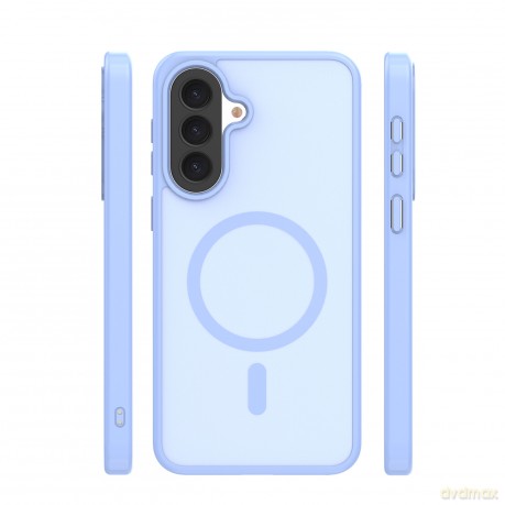 Nakładka Mag Matt do Samsung Galaxy A37 5G jasnoniebieska big hole