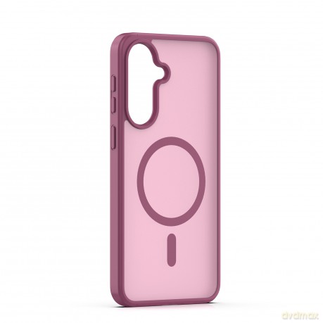 Nakładka Mag Matt do Samsung Galaxy A57 bordowa big hole