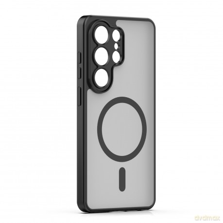 Nakładka Mag Matt do Samsung Galaxy S25 Ultra czarna camera protection