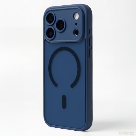 Nakładka Mag Matt do Samsung Galaxy S26 ciemnoniebieska big hole