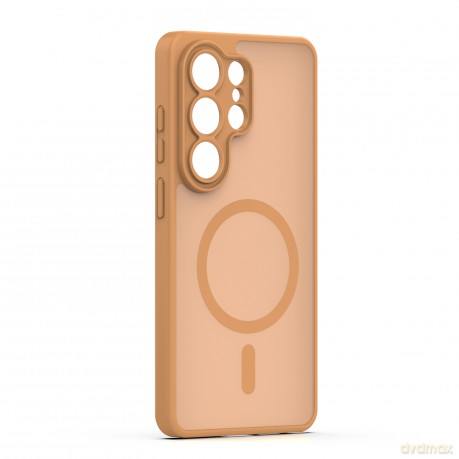 Nakładka Mag Matt do Samsung Galaxy S26 Ultra brązowa camera protection