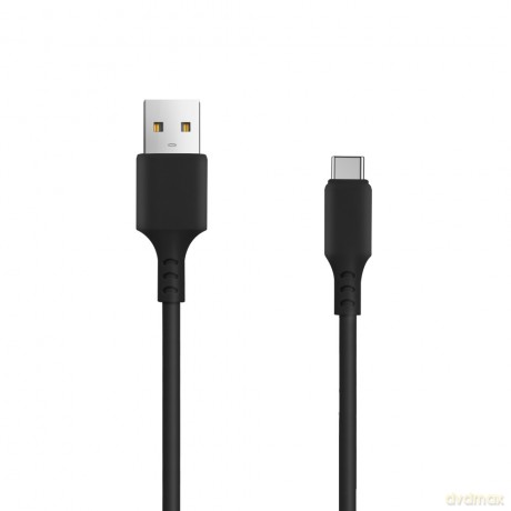 Setty ładowarka samochodowa 1x USB 2,4A czarna + kabel USB-C 1,0 m NEW
