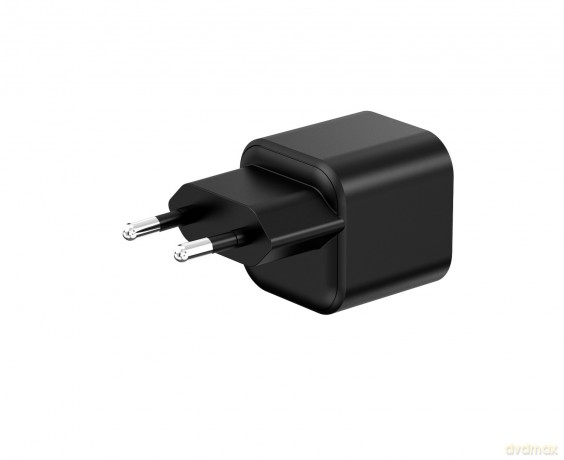 Setty ładowarka sieciowa USB-A + USB-C 20W LSGaN-AC-201 czarna