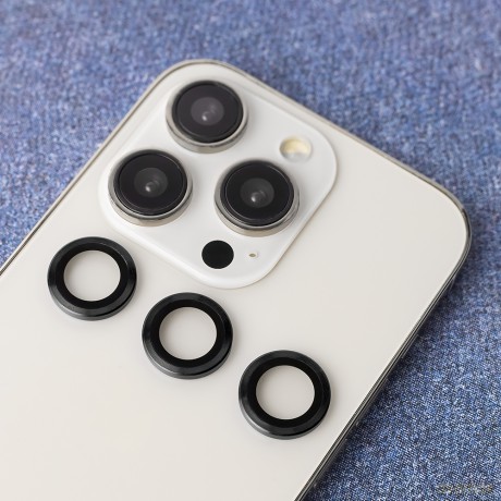 Zestaw szkieł na aparat do Samsung Galaxy S26 Plus czarna ramka
