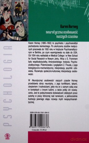 Neurotyczna osobowość naszych czasów [KSIĄŻKA]
