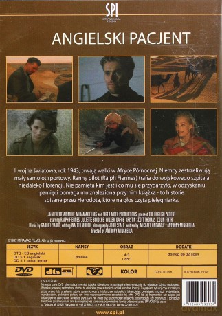 Angielski pacjent [DVD]