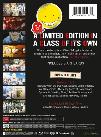 Assassination Classroom - The Complete Series - LE [Blu-Ray]
