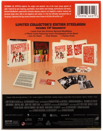 Becoming Led Zeppelin (steelbook) [Blu-Ray 4K]+[Blu-Ray]