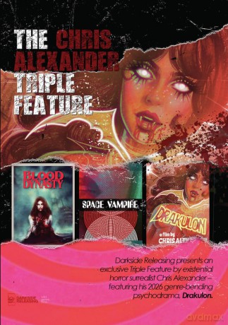Chris Alexander Triple Feature (Bloody Dynasty - Space Vampire - Drakulon) [DVD]