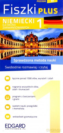 Niemiecki Fiszki PLUS dla średnio zaawansowanych 1 [KSIĄŻKA]
