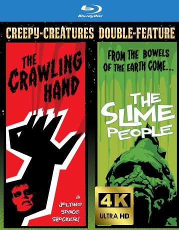 Creepy-Creature Double-feature (The Slime People + The Crawling Hand) [Blu-Ray 4K]