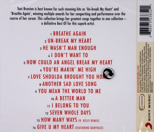Toni Braxton: Breathe Again: The Best Of Toni Braxton [CD]
