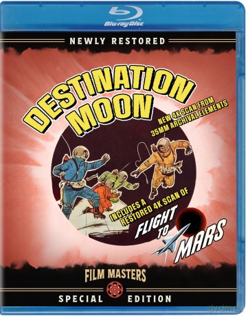 Destination Moon (1950) With Bonus Film, Flight To Mars (1951) [Blu-Ray]