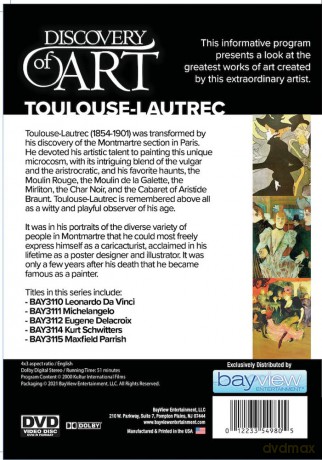 Discovery Of Art: Toulouse-Lautrec [DVD]