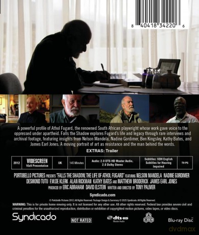 Falls The Shadow, The Life Of Athol Fugard [Blu-Ray]