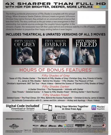 Fifty Shades: 3-Movie Collection [Blu-Ray 4K]