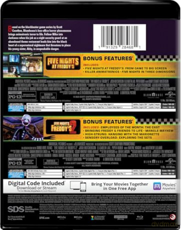 Five Nights at Freddy's 2-Movie Collection [Blu-Ray 4K]