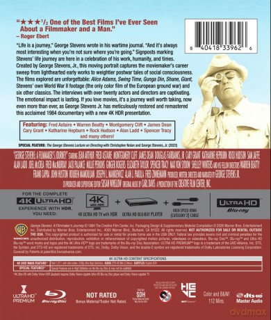 George Stevens: A Filmmaker's Journey (George Stevens: Droga reżysera) [Blu-Ray 4K]+[Blu-Ray]