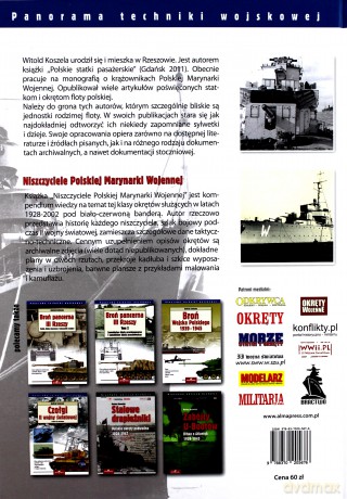 Niszczyciele Polskiej Marynarki Wojennej W.II [KSIĄŻKA]