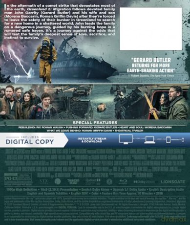 Greenland: Migration [Blu-Ray]