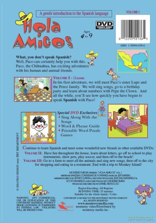 Hola Amigos: Volume 1 [DVD]
